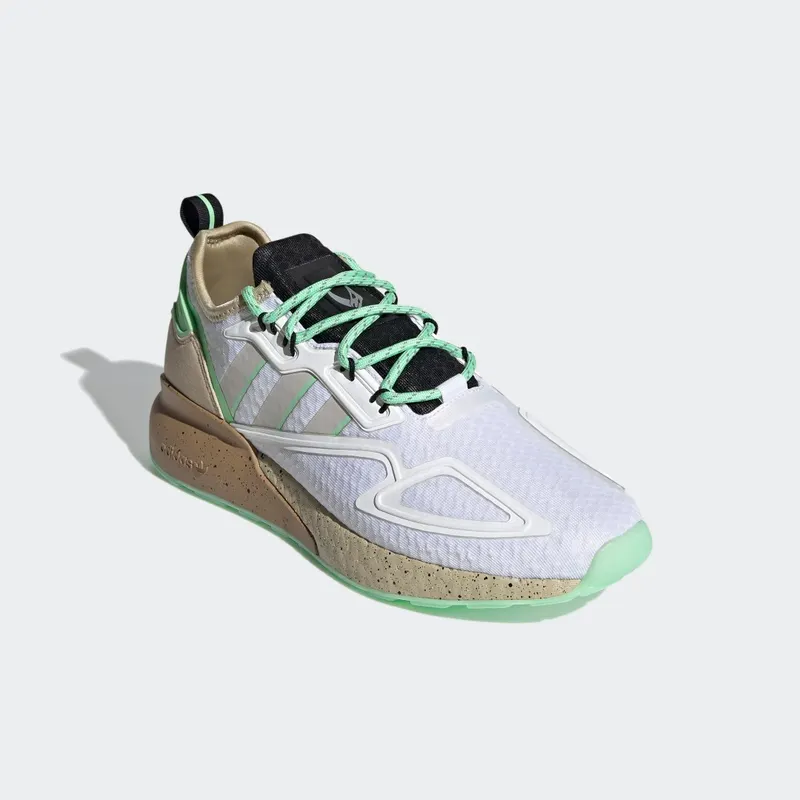 Adidas Star Wars x ZX 2K Boost ‘Mudhorn’ Cloud White/Glory Mint/Core Black (GZ2760)