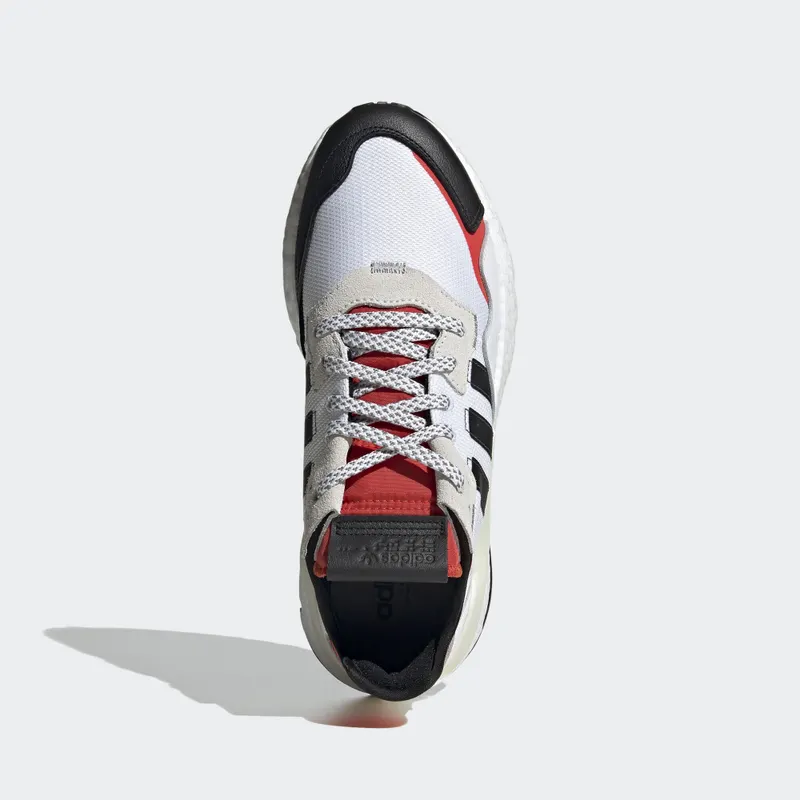 adidas Nite Jogger White Black Red Cloud White/Core Black/Hi-Res Red (EH1293)