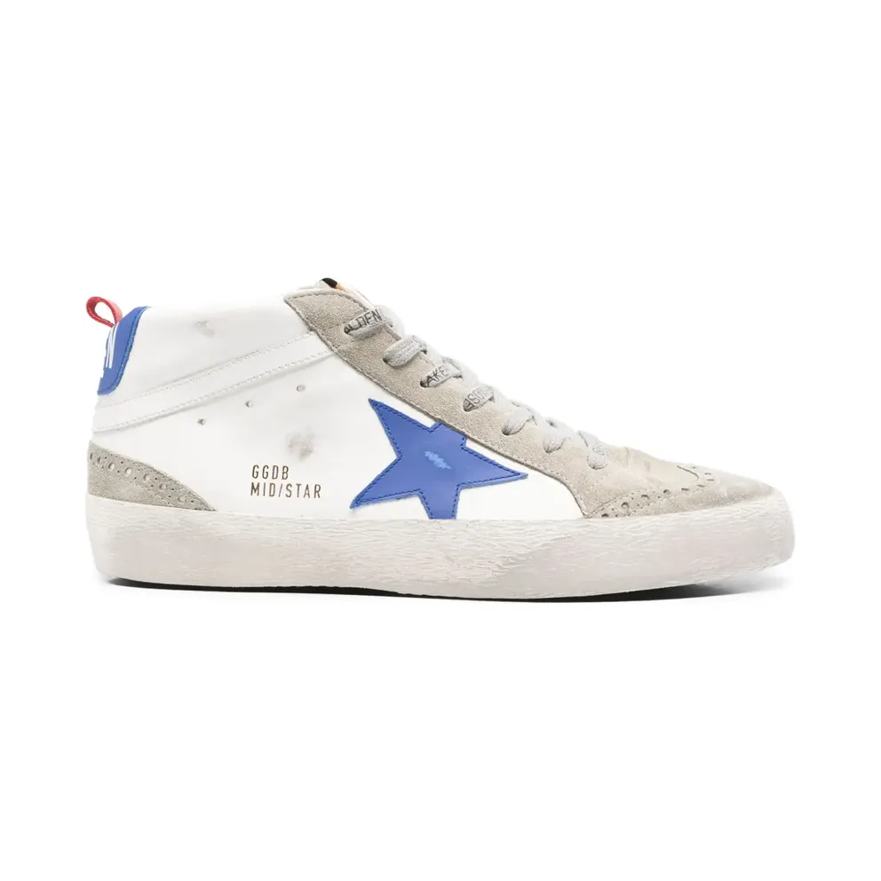 Golden Goose Mid Star Sneakers – Weiß (GMF00122F002632)
