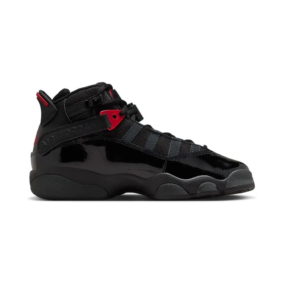 Jordan 6 Rings GS “Black Varsity Red” (323419-026)