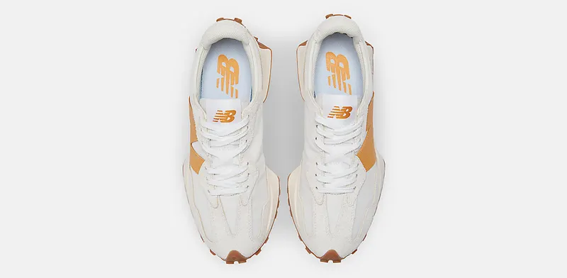 New Balance 327 Sea Salt Golden Hour Gum (WS327BY)