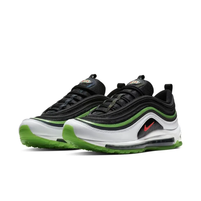 Nike Air Max 97 Dallas Home Black/Bright Crimson-White-Rage Green (CD7788-001)
