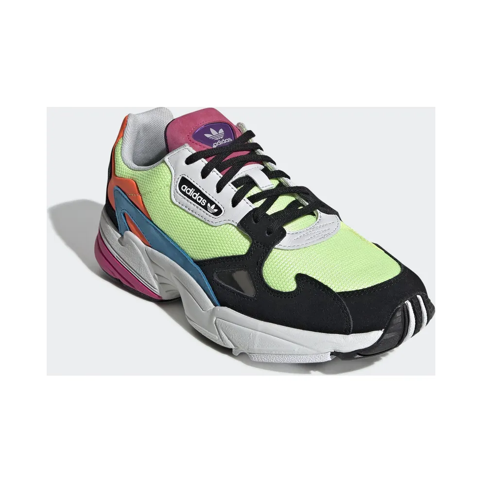 adidas Falcon Hi Res Yellow Multi-Color (W) Hi-Res Yellow/Hi-Res Yellow/Core Black (CG6210)