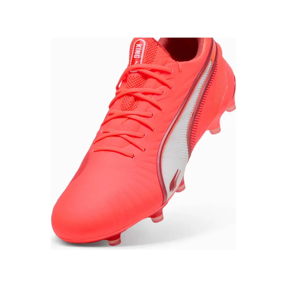 Puma Football Boots Puma King Ultimate Glowing Red / Puma White / Red Fire (108303-01)