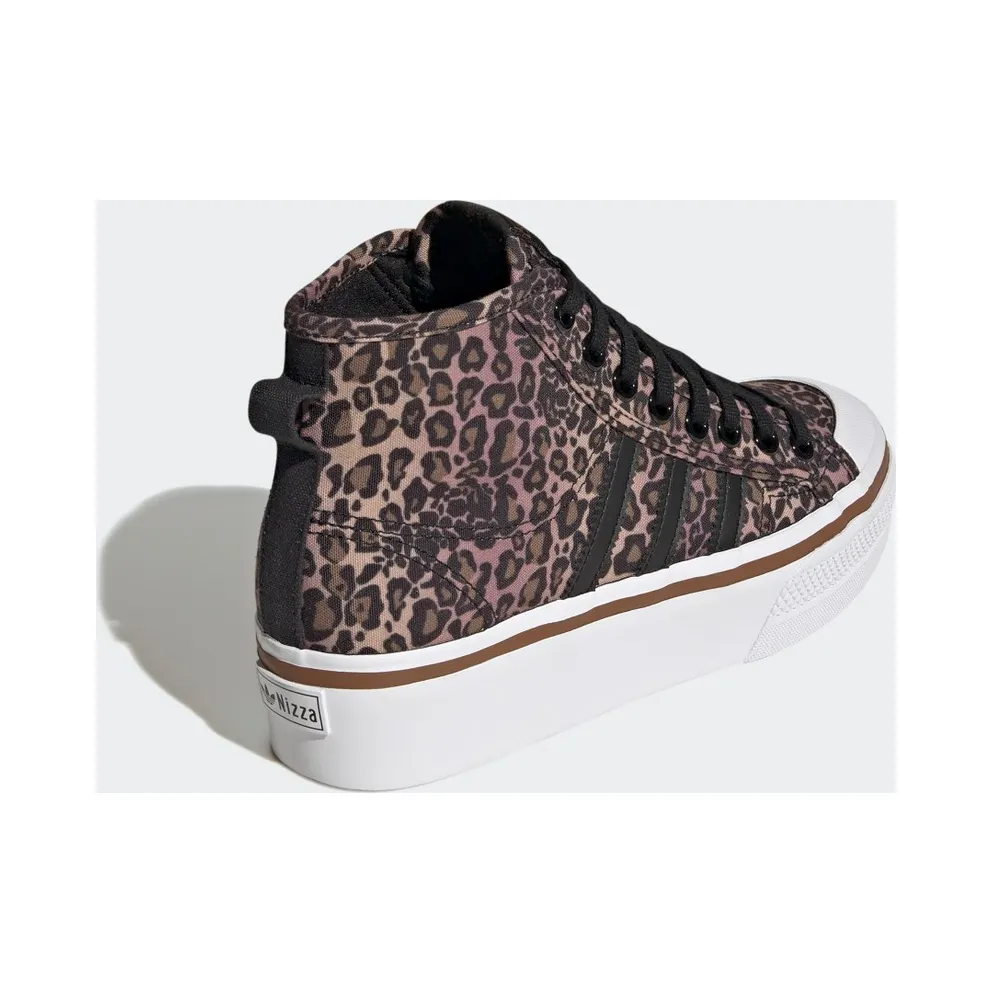 Adidas Nizza Platform Mid Core Black / Cloud White / Wild Brown (GY9531)