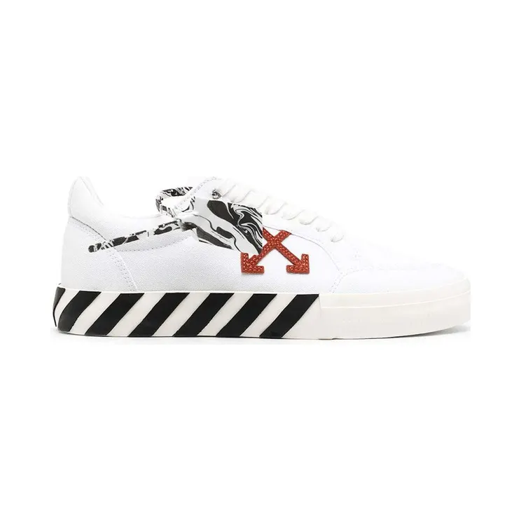 OFF-WHITE Vulc Low White Red Arrow (OMIA085R21FAB0020116)