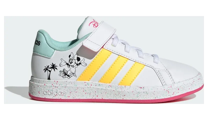 adidas Grand Court x Disney Cloud White / Spark / Pulse Magenta (IF0926)