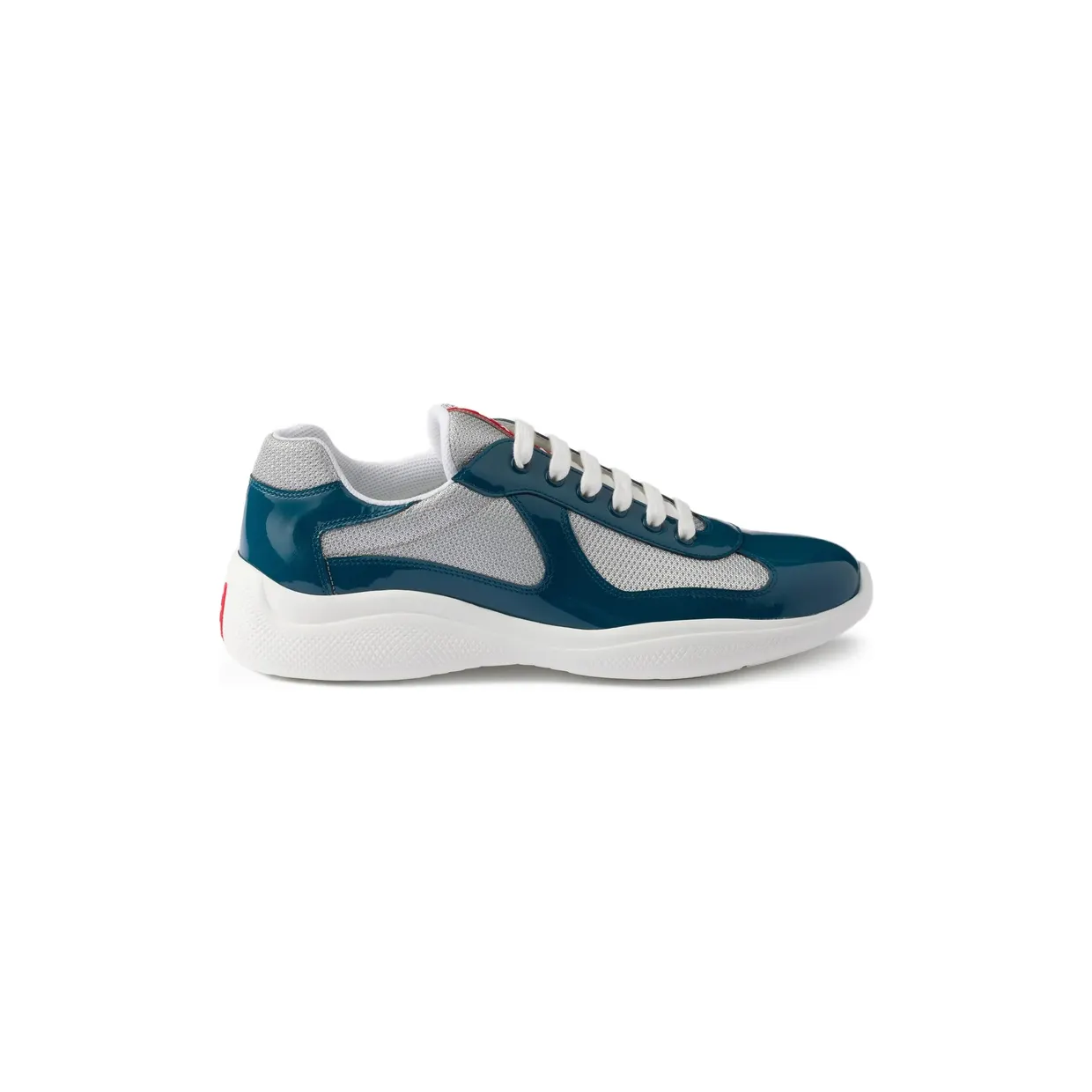Prada Patent Leather and Technical Fabric America’s Cup “Blue/Grey” (4E3400 F G000 ASZ F0QKD)