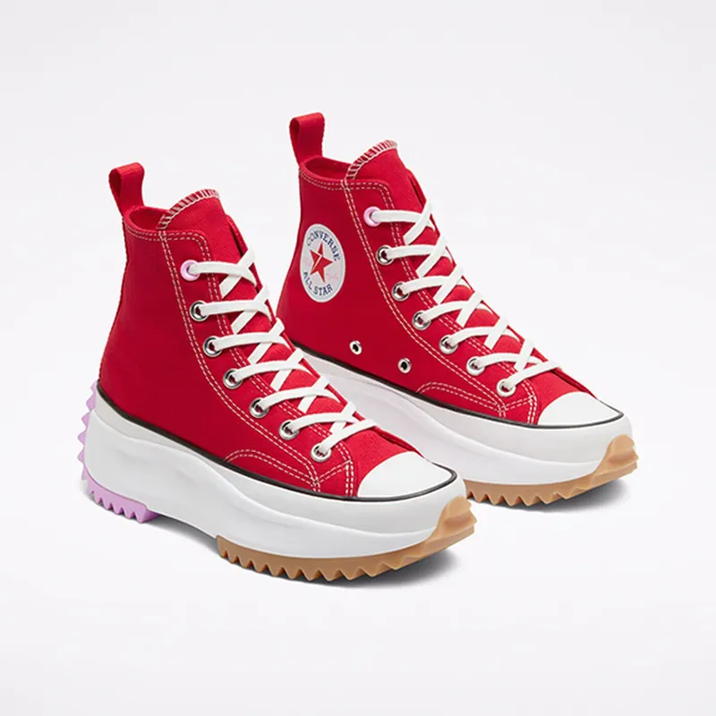 Converse Run Star Hike Hi University Red University Red/Peony Pink-White (167107C)