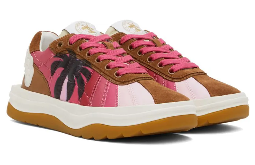 Palm Angels Pink Rainbow Sneakers (PWIA044S22FAB0013210) (4)