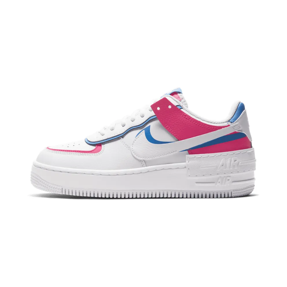 Nike Air Force 1 Shadow Cotton Candy (W) White/White-White-Hyper Pink (CU3012-111)