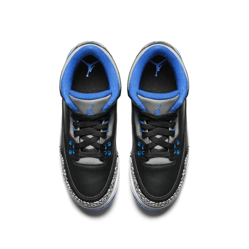 Air Jordan Nike AJ 3 III Retro Sport Blue (GS) (398614-007)