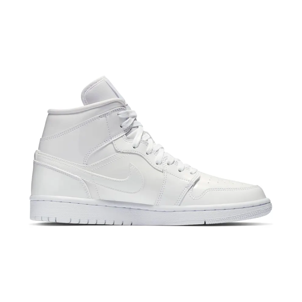 Jordan 1 Mid Triple White (W) White/White-White (BQ6472-111)