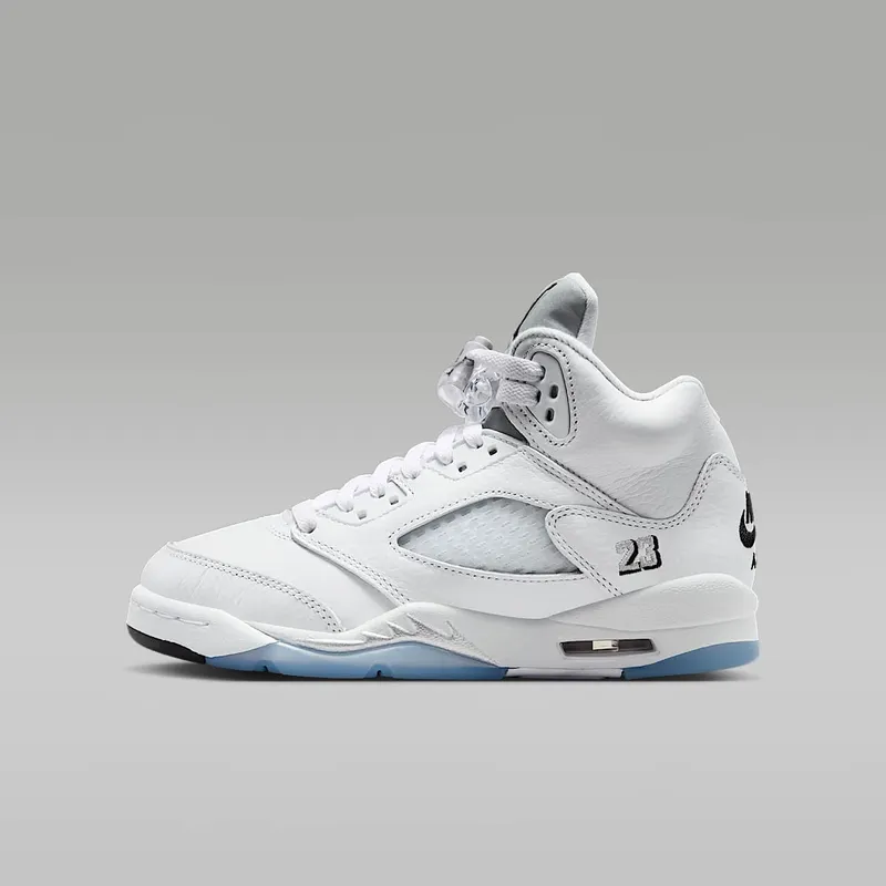 Air Jordan 5 Retro OG GS “White Metallic (2026)” (HQ7980-103)