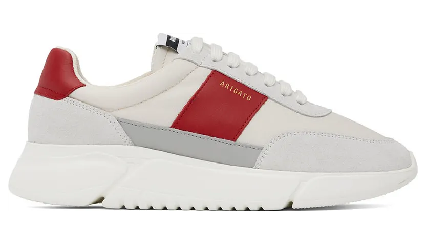 Axel Arigato Off-White & Red Genesis Vintage Runner Sneakers (F0084071)