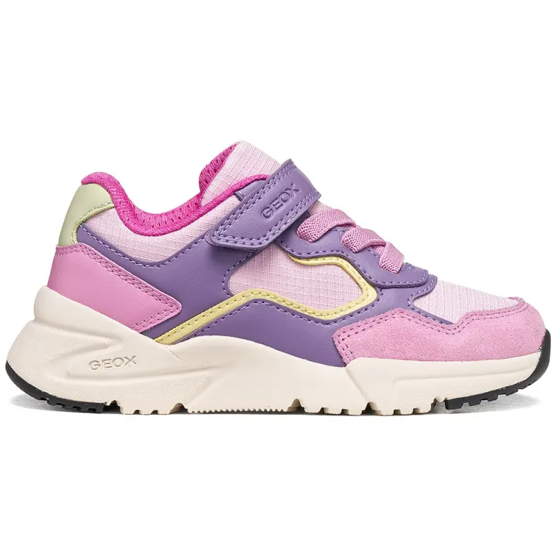 GEOX sneaker Yellow / Lavendel / Oudroze (J65M2B0FU54-C8211)
