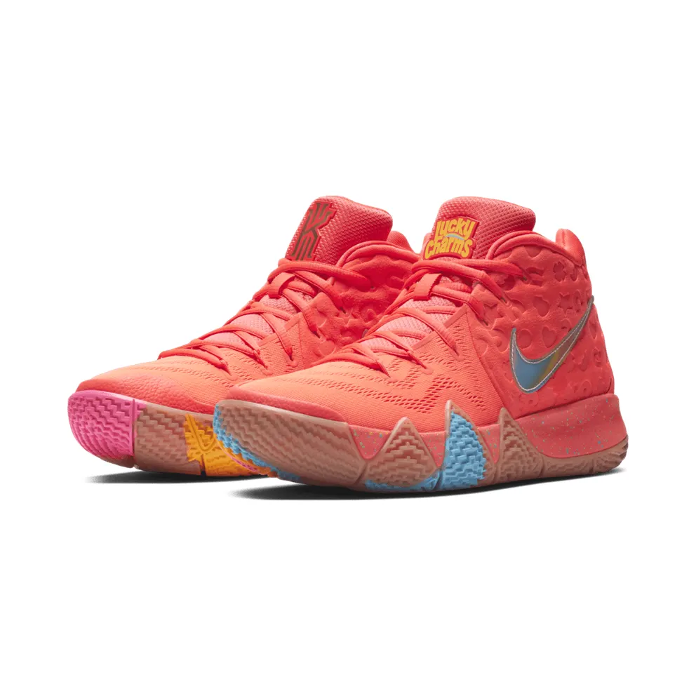 Nike Kyrie 4 Lucky Charms (Special Cereal Box Package) Bright Crimson/Multi-Color (BV0428-600)