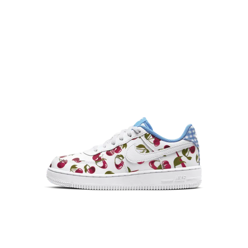 Nike Air Force 1 Low Cherries (PS) White/University Blue-Track Red-White (CJ4118-100)