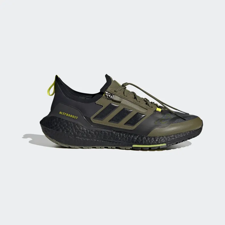 adidas Ultraboost 21 GORE-TEX Focus Olive / Core Black / Acid Yellow (FY3956)