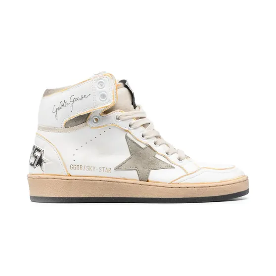 Golden Goose Sky-Star High-Top-Sneakers “White” (GWF00230F004089)