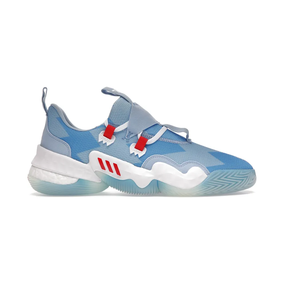 Adidas Trae Young 1 Bahia Light Blue / Vivid Red / Cloud White (H68997)