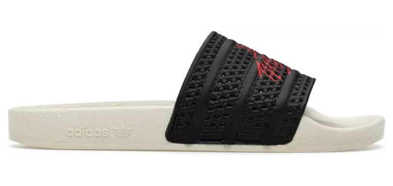adidas Adilette Slides 100 Thieves Black Red (JR9152)