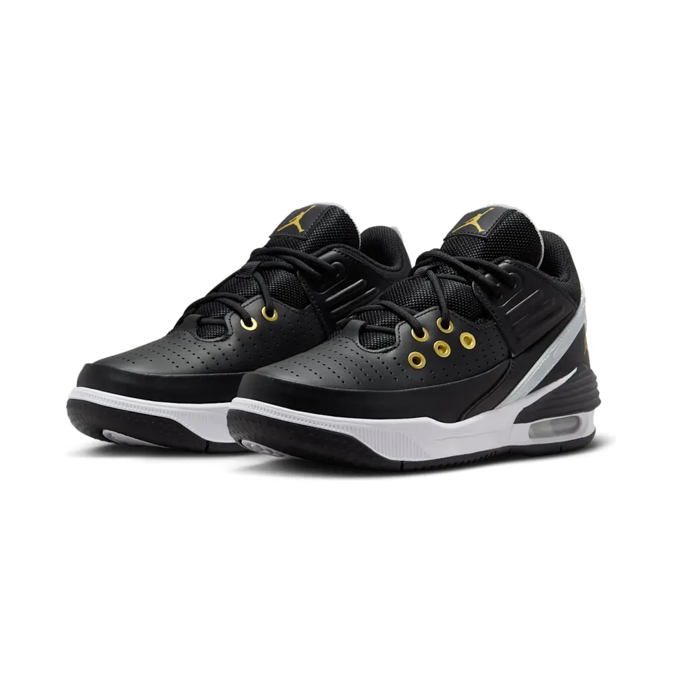 Jordan Max Aura 5 Black White Wolf Grey Metallic Gold (DZ4352-017)