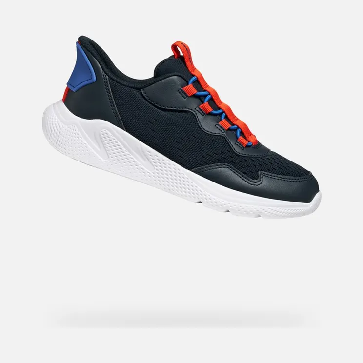 Geox Sprintye Fast In “Navy / Red” (J56NQC01454C0735)