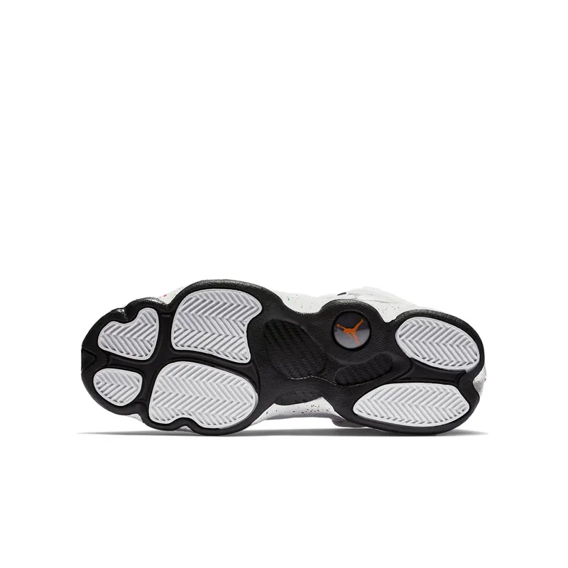 Jordan 6 Rings Confetti (GS) White/Black-White-Grey Fog (323419-100)