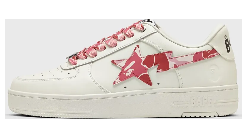A Bathing Ape ABC CAMO BAPE STA2 Pink / White
