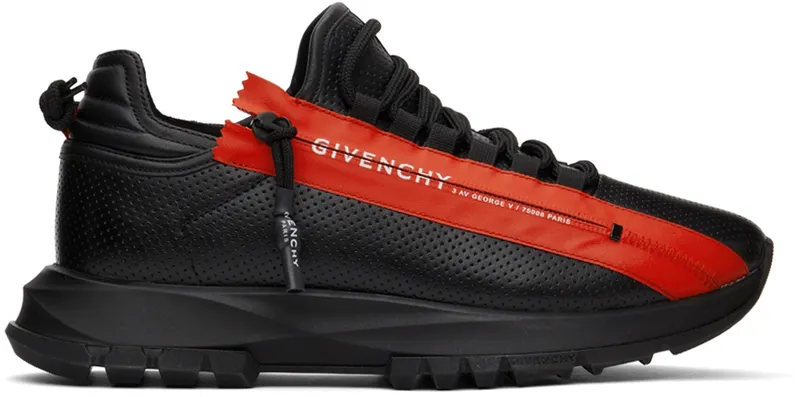 Givenchy Black & Red Spectre Zip (BH003MH14R)