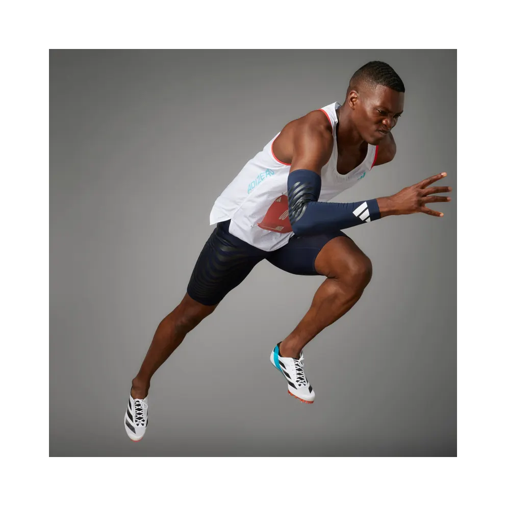 Adidas Adizero Finesse Track Shoes Cloud White / Core Black / Lucid Cyan (IE2770)