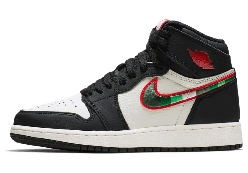 Air Jordan 1 Retro High OG GS Sports Illustrated “Black / Sail / University Blue / Varsity Red” (575441-015)