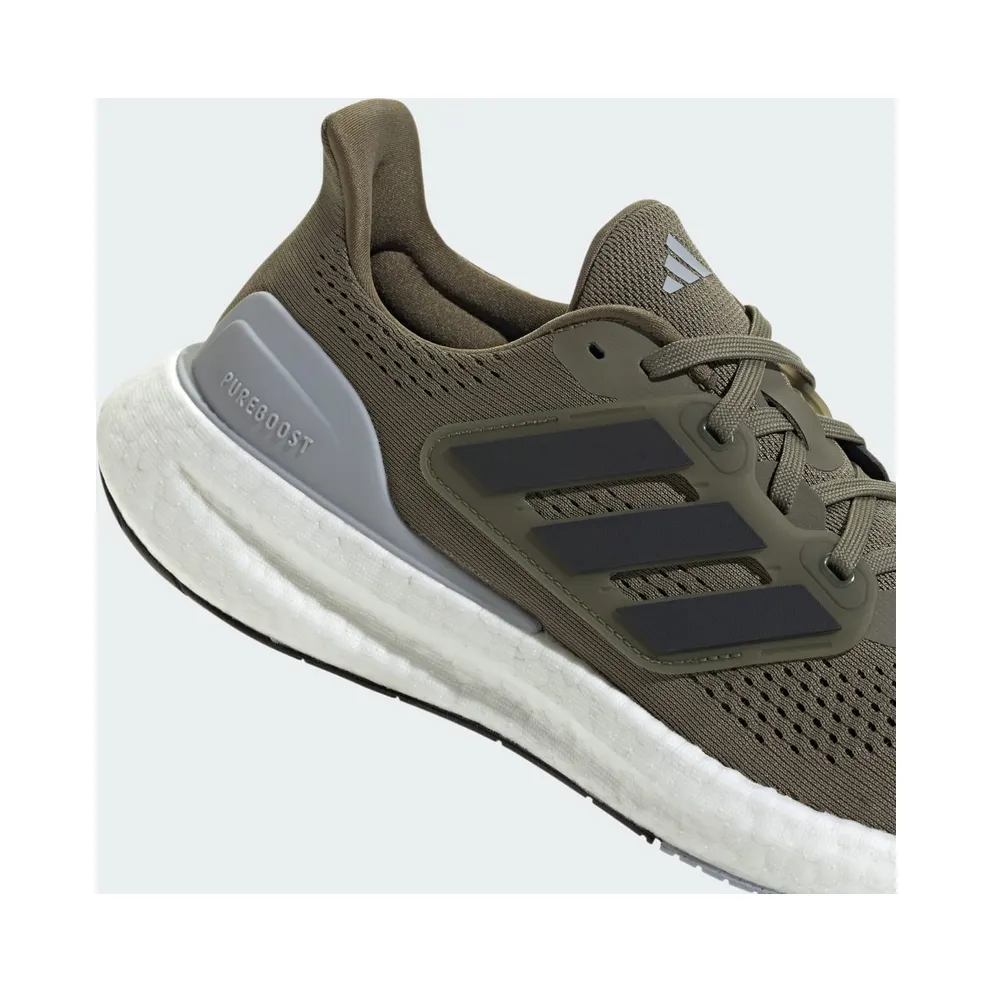 adidas Pureboost 23 Olive Strata Core Black Halo Silver (IF1548)