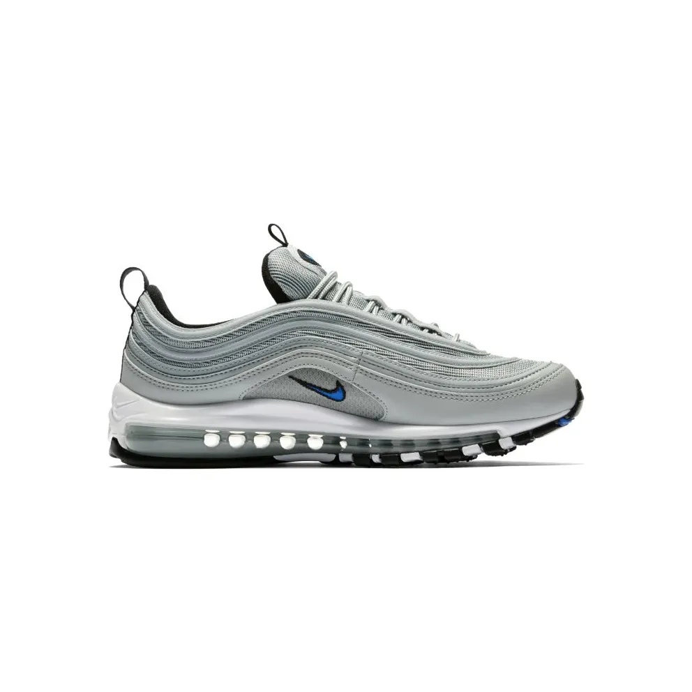 Nike Air Max 97 Metallic Silver Racer Blue Metallic Silver/Racer Blue-Black-White (AQ7331-001)