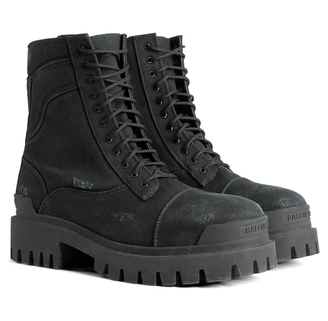 Balenciaga Lace-up Combat “Black” (845015 W2H11 1000) (3)