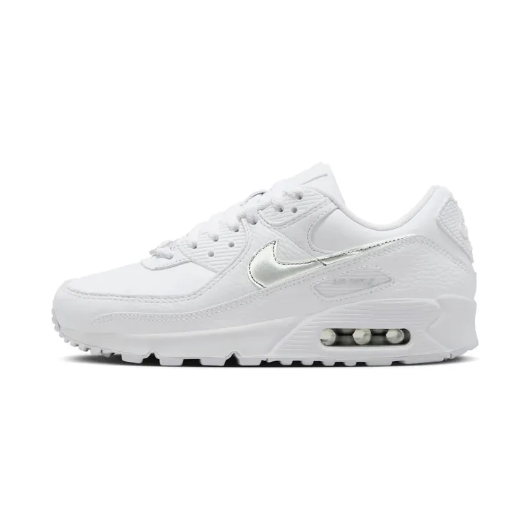 Nike Air Max 90 Liquid Metal “White / Blue Joy / Metallic Silver” (FV0949-100)