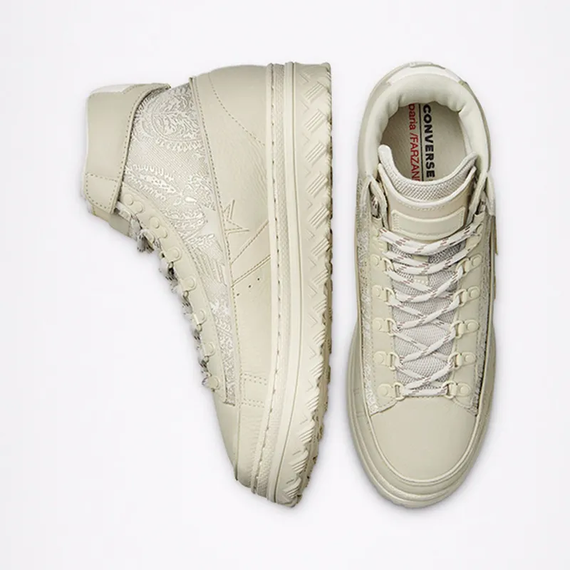 Converse Paria /FARZANEH x Pro Leather X2 High ‘Iranian Paisley Print’ Icicle/Green Haze/Silver Green (170592C)