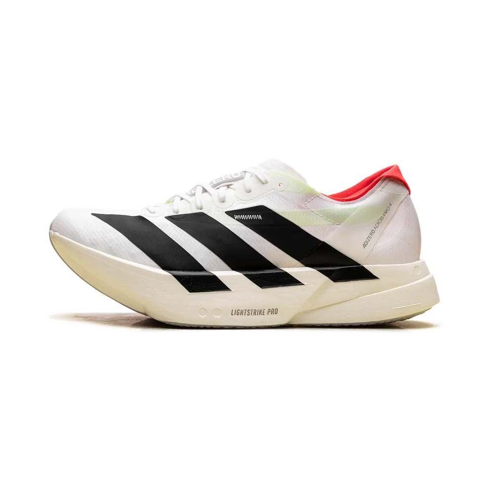 Adidas Adizero Adios Pro 4 Cloud White / Core Black / Silver Metallic (JR1163)