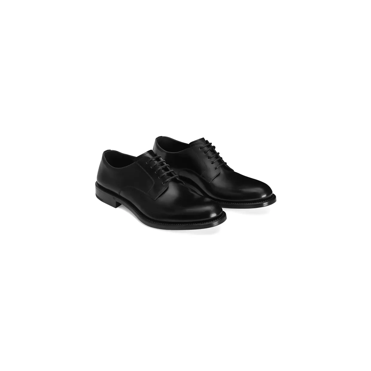 Dolce & Gabbana Brushed Lace-up Derby “Black” (A10879 A1203 80999) (2)