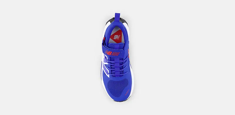 New Balance FuelCell Play Bungee with Top Strap Blue Gemstone Team Red White (PTFCYAD)