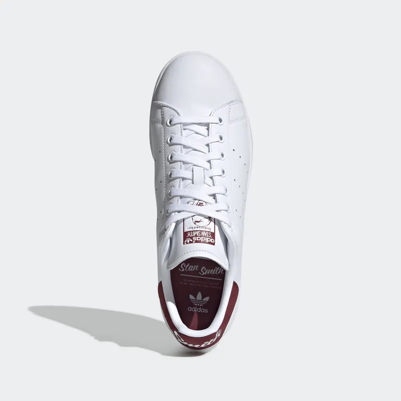 adidas Stan Smith Cloud White Collegiate Burgundy Cloud White/Collegiate Burgundy/Cloud White (EE5803)