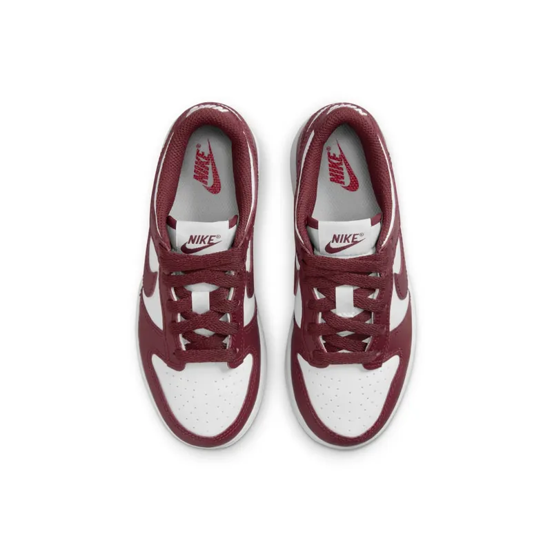 Nike Dunk Low White Gym Red Redwood (FB9108-115)