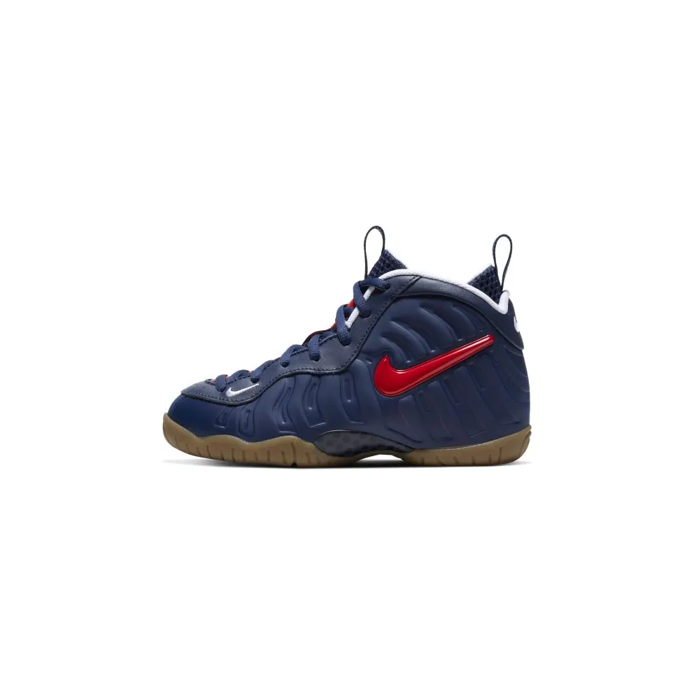 Nike Air Foamposite Pro Blue Void University Red (PS) Blue Void/Gum Light Brown-White-University Red (843755-405)