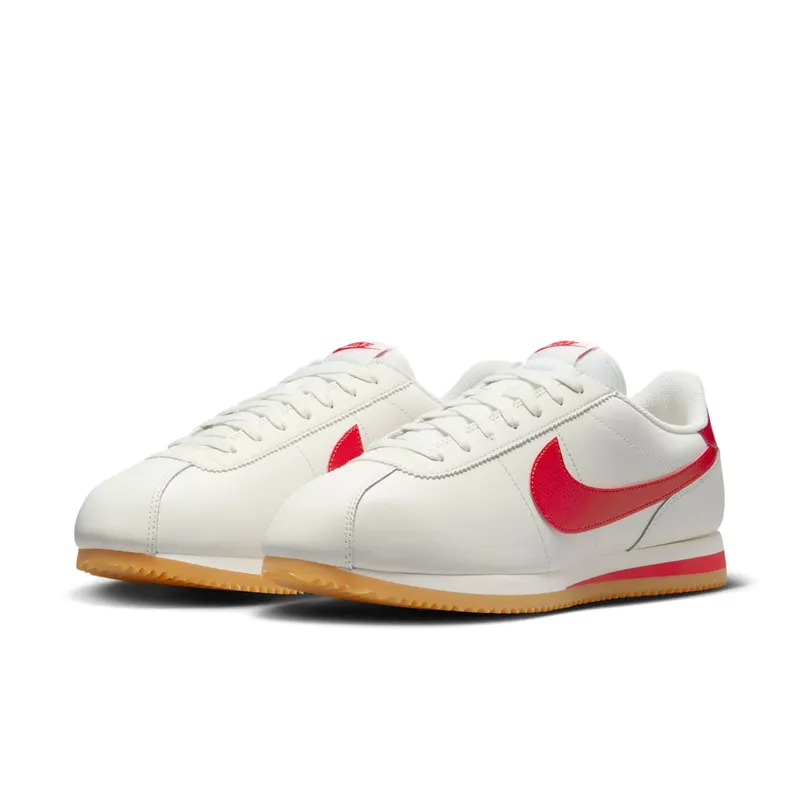 Nike Cortez Leather Sail Gum Yellow University Red (DM4044-110)