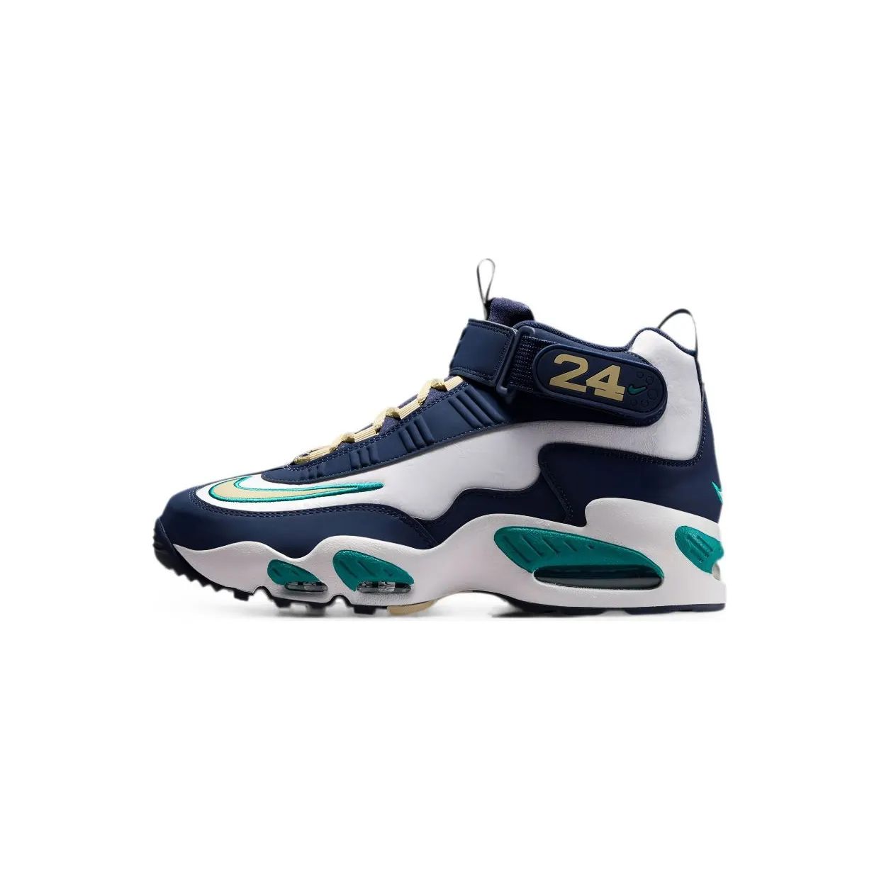 Nike Air Griffey Max 1 HBCU: cult-silhouet in navy en goud