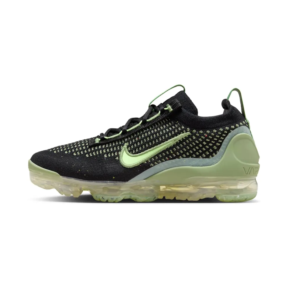 Nike Air VaporMax 2021 Flyknit GS “Black Vintage Green” (DB1550-010)