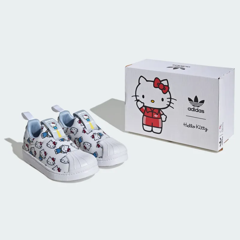adidas Superstar 360 Hello Kitty Cloud White Halo Blue Glow Blue (IF7020)