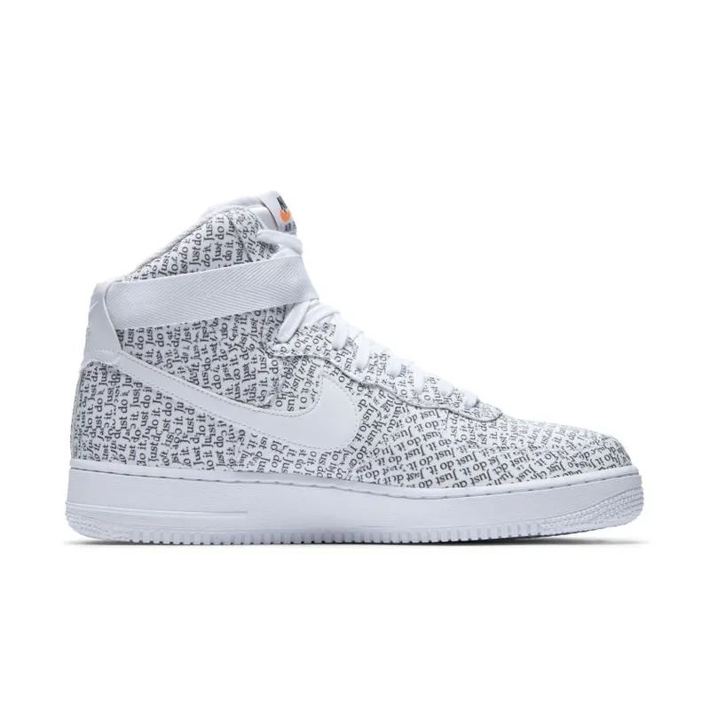 Nike Air Force 1 High Just Do It Pack White Black White/White-Black-White (AQ9648-100)