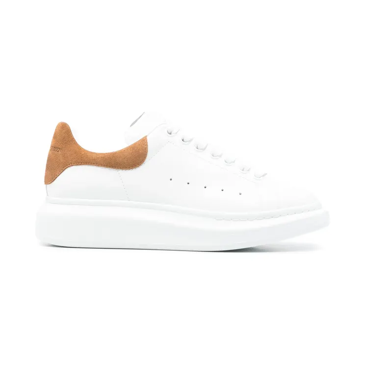 Alexander Mcqueen Leather “White/Brown” (553680 WIAJW 9900)
